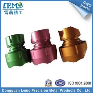 রঙিন Anodized সঙ্গে যথার্থ যন্ত্র দ্বারা চীন অ্যালুমিনিয়াম CNC যন্ত্রাংশ